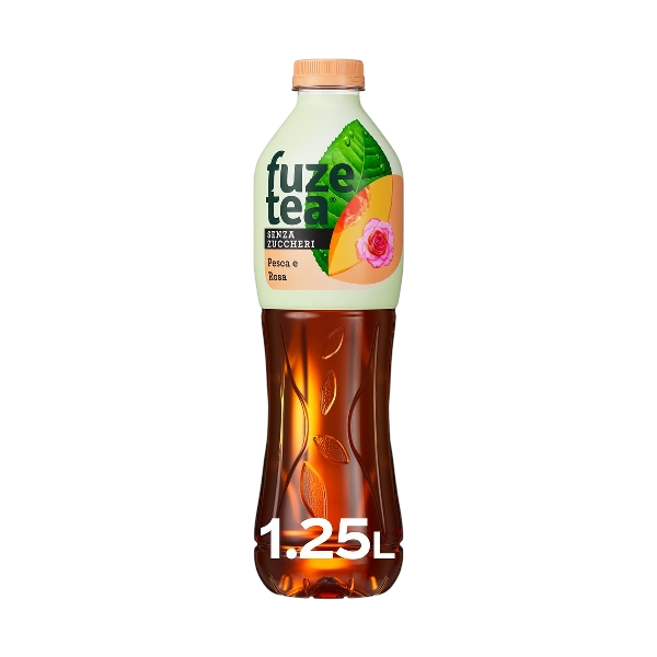 FUZETEA TEA PEACH SUGAR FREE PET 1.25 LT (6 IN A BOX)