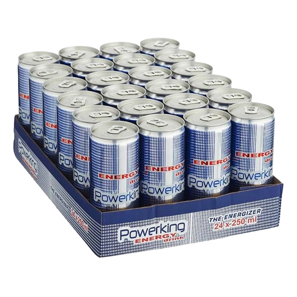 POWERKING ENERGY DRINK ORIGINAL CANS 250 ML (24 in a box)