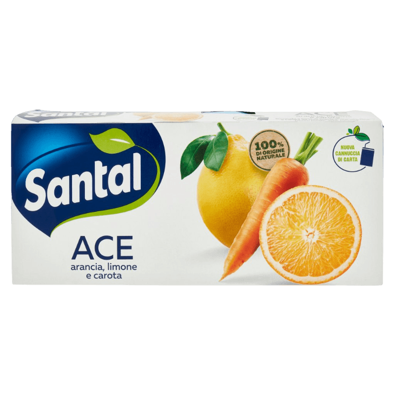 SANTAL NETTARE FRUIT JUICE MINI ACE BRICK 200 ML X3 (8 IN A BOX)