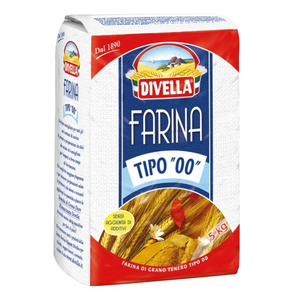 DIVELLA FLOURS TYPE "00" 5 KG (3 in a box)