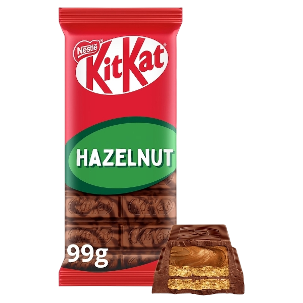 KIT KAT CHOCOLATE BAR HAZELNUT 99 GR (15 in a box)