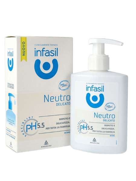 INFASIL INTIMATE WASH NEUTRO DELICATE PH 5.5 200 ML (12 IN A BOX)