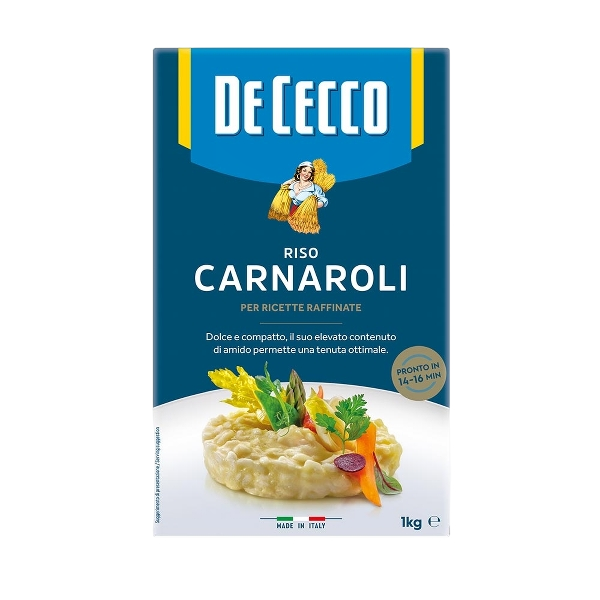 DE CECCO RICE CARNAROLI 1 KG (12 in a box)