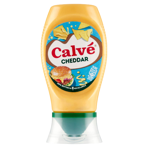 CALVE' SAUCE CHEDDAR TOP DOWN 240 ML (8 in a box)