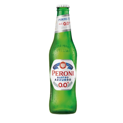 PERONI NASTRO AZZURRO BEER 0.0% ALCOHOL FREE LAGER 33 CL (24 in a box)