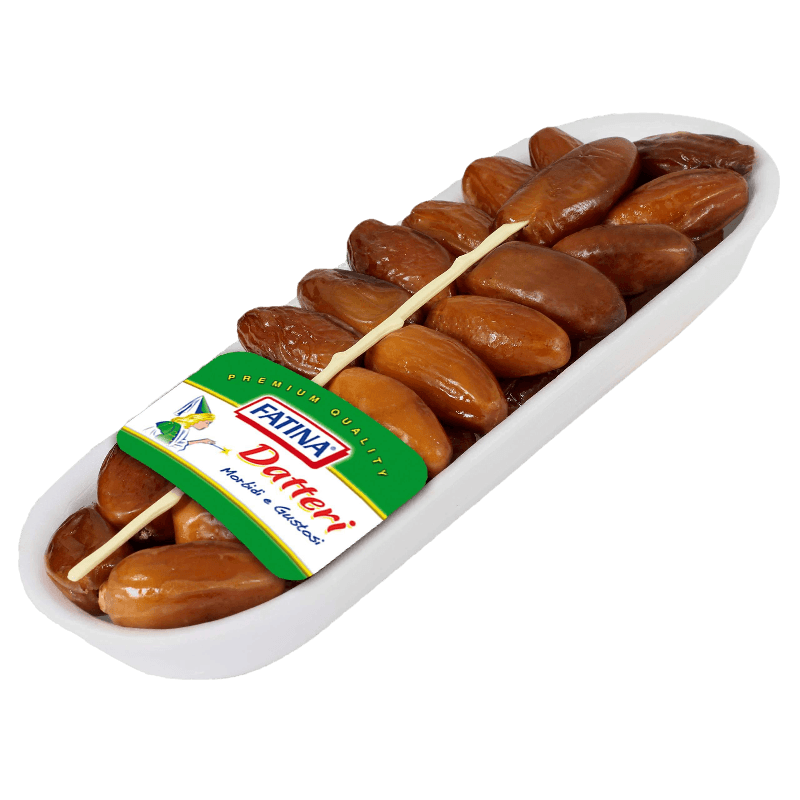 FATINA DRIED FRUITS PREMIUM QUALITY PITTED DATES 250 GR (25 in a box)