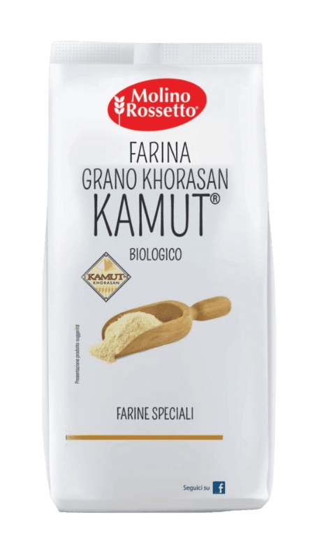 MOLINO ROSSETTO ORGANIC FLOURS KHORASAN KAMUT 400 GR (10 in a box)