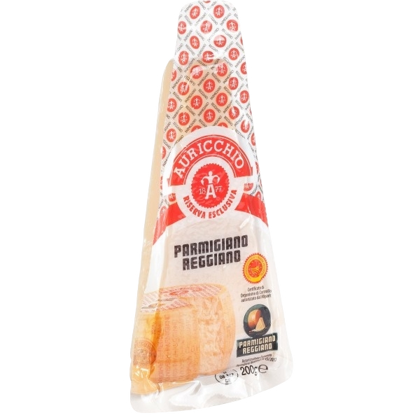 AURICCHIO CHEESE PARMIGIANO REGGIANO D.O.P. CLOVE 24 MONTHS 200 GR (12 in a box)