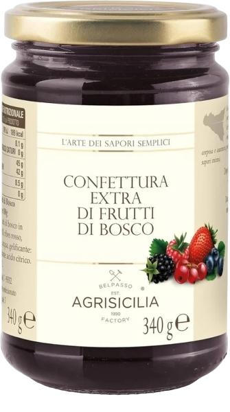 AGRISICILIA JAMS FRUTTI DI BOSCO 340 GR (6 in a box)