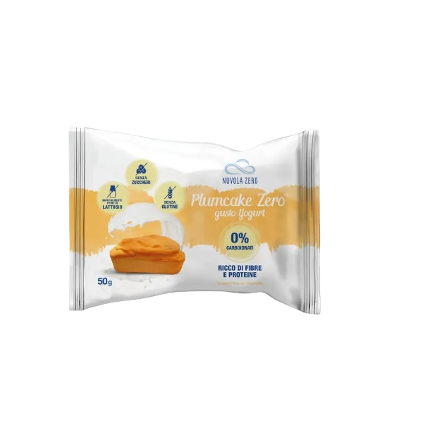 NUVOLA ZERO PLUMCAKE YOGURT 0% CARBS GLUTEN FREE 50 GR (10 in a box)