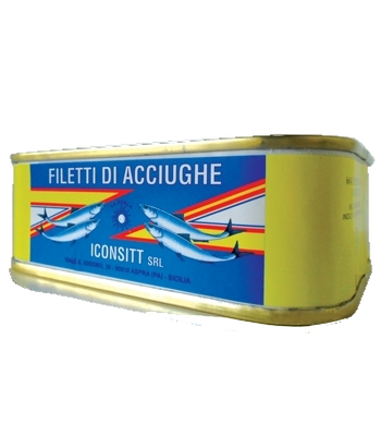 ICONSITT LA PERLA ANCHOVY FILLETS IN OIL 320 GR (1 in a box)