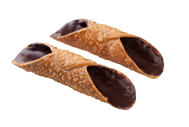 DESSERT CANNOLI SICILIANI BIG GLAZED CHOCOLATE 100 PZ (1 in a box)