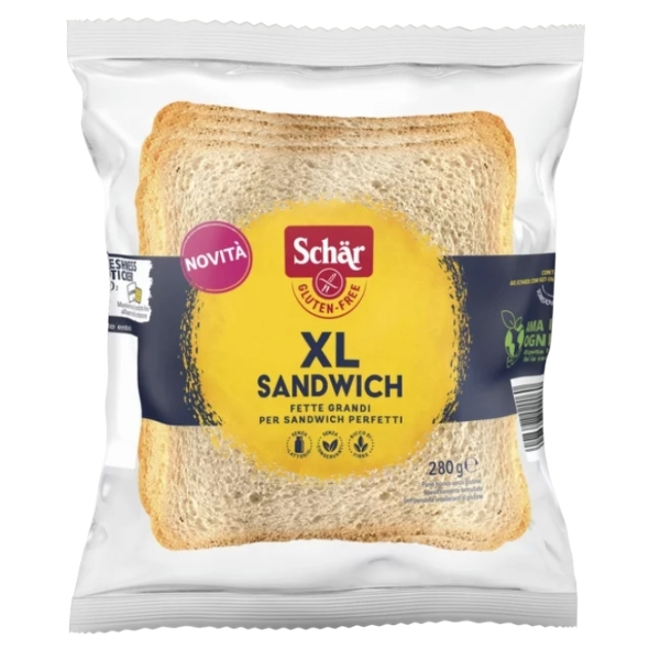 SCHAR BREAD XL SANDWICH GLUTEN FREE X6 280 GR (3 in a box)