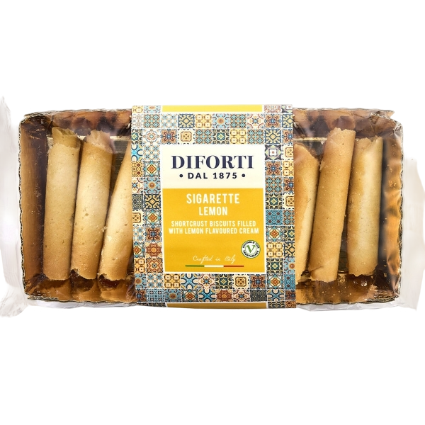 DIFORTI DESSERT SIGARETTE FILLED LEMON 150 GR (6 in a box)