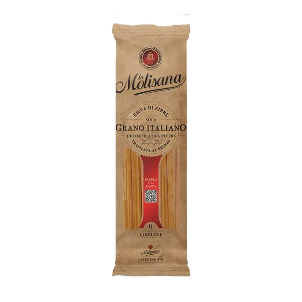 MOLISANA PASTA WHOLEMEAL LINGUINE N.6 500 GR (18 in a box)