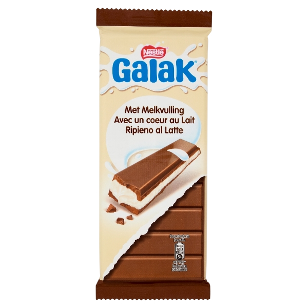 GALAK CHOCOLATE BAR CHOCO MILK 100 GR (23 in a box)