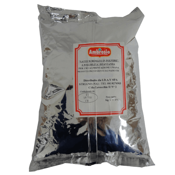 AMBROSIO WATER-SOLUBLE INSTANT MILK POWDER 1 KG (1 in a box)