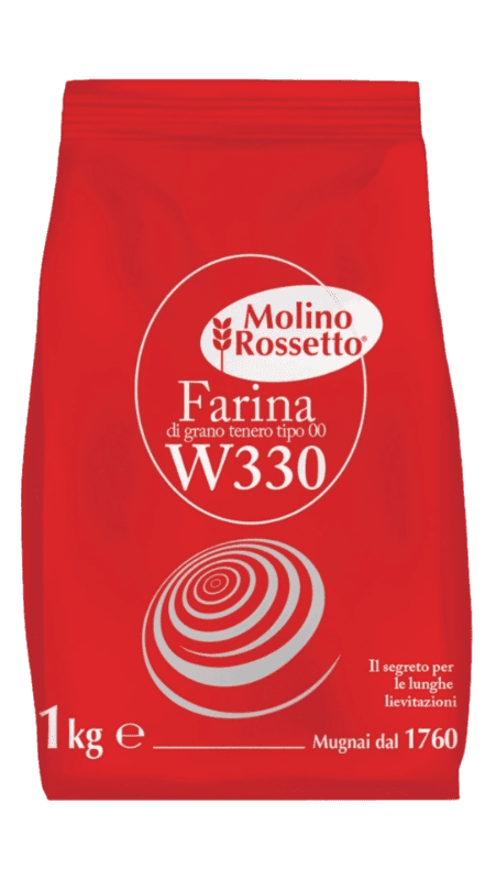 MOLINO ROSSETTO FLOURS W330 TYPE 00 1 KG (9 in a box)