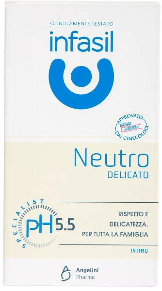 INFASIL INTIMATE WASH NEUTRO DELICATO PH 5.5 200 ML (12 IN A BOX)
