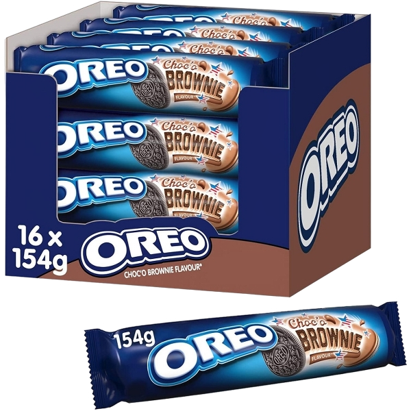OREO BISCOTTI CHOCO BROWNIE FLAVOUR STICK 154 GR (16 in a box)