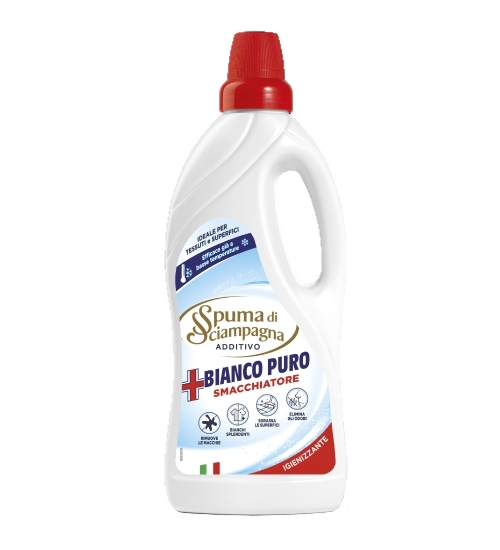 SPUMA DI SCIAMPAGNA STAIN REMOVER ADDITIVO BIANCO PURO SMACCHIATORE 900 ML (12 in a box)