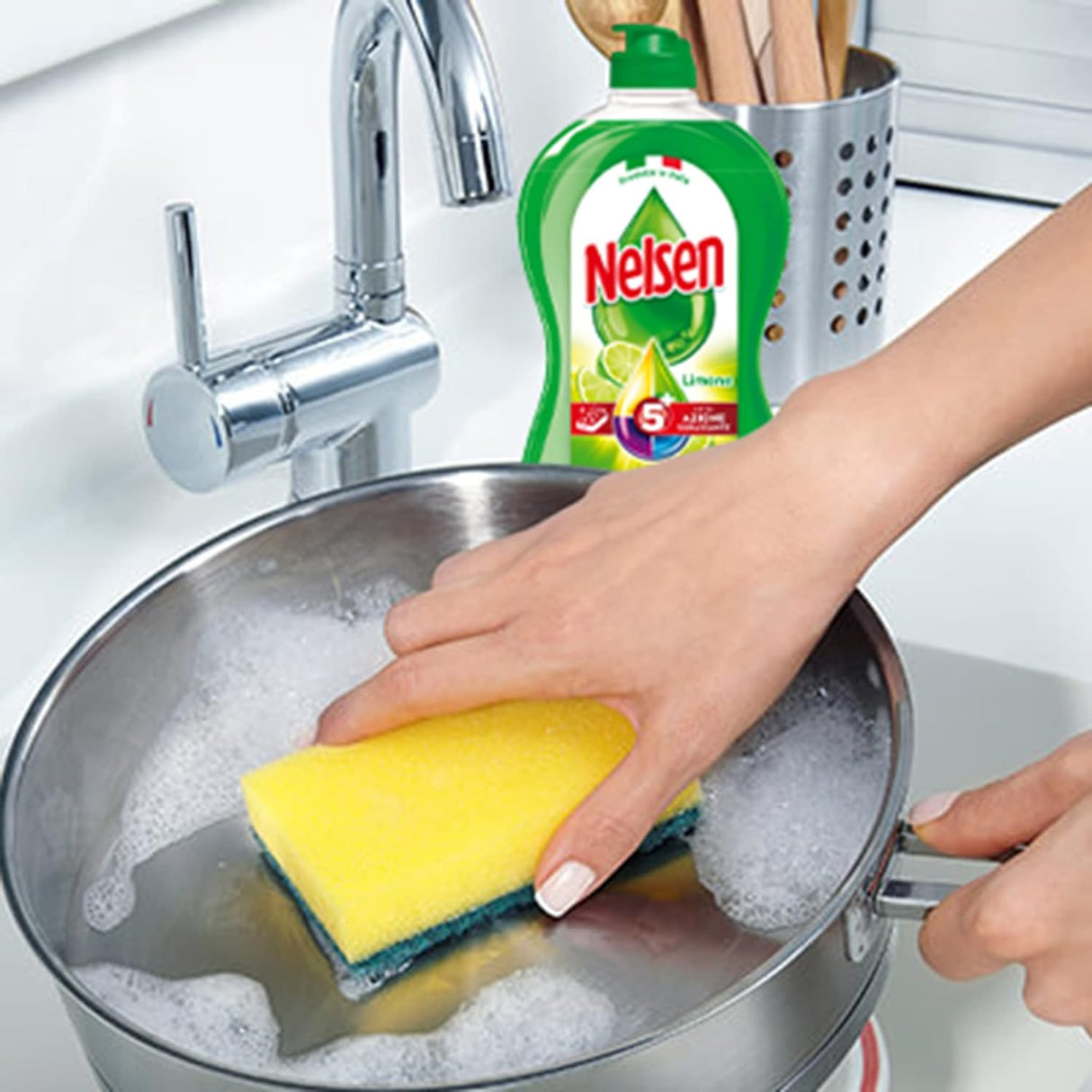 NELSEN DISH DETERGENT LEMON 900 ML (12 in a box)