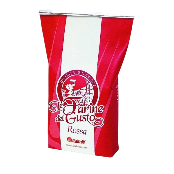 ITALMILL FLOURS PREMIUM QUALITY FARINE DEL GUSTO ROSSA TYPE 00 25 KG (1 in a box)