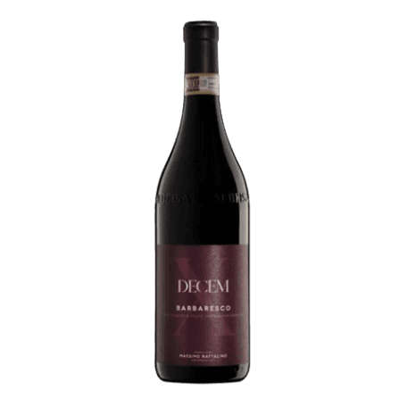 MASSIMO RATTALINO RED WINE BARBARESCO Docg " DECEM ", Piedmont, ITALY 2019 75 CL (6 IN A BOX)