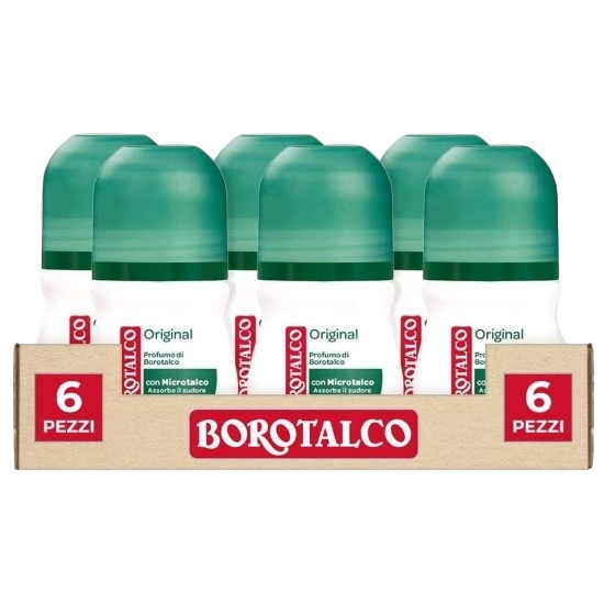 BOROTALCO DEO ROLL ON ORIGINALE 50 ML (6 in a box)