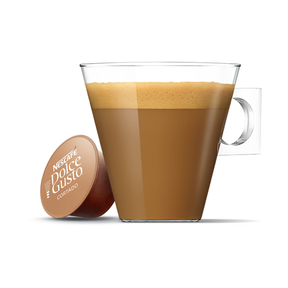 NESCAFE' COFFEE CAPSULES DOLCE GUSTO CORTADO ESPRESSO MACCHIATO X30 (6 in a box)