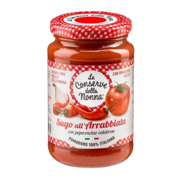 CONSERVE DELLA NONNA PASTA SAUCE ARRABBIATA 190 GR (12 in a box)