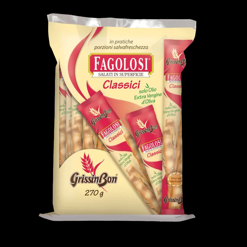 GRISSINBON BREADSTICKS FAGOLOSI CLASSIC MULTIPACK 270 GR (12 in a box)