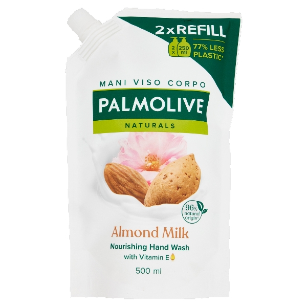 PALMOLIVE SOAP LIQUID ALMOND MILK REFILL 500 ML (12 in a box)
