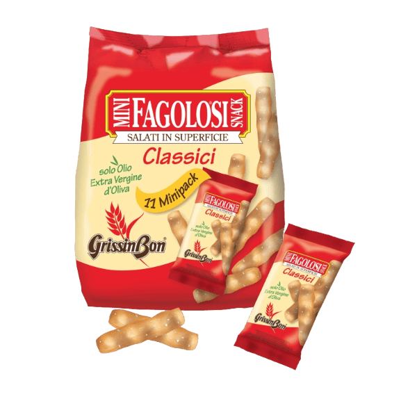 GRISSINBON BREADSTICKS FAGOLOSI CLASSIC MULTIPACK X11 165 GR (16 in a box)
