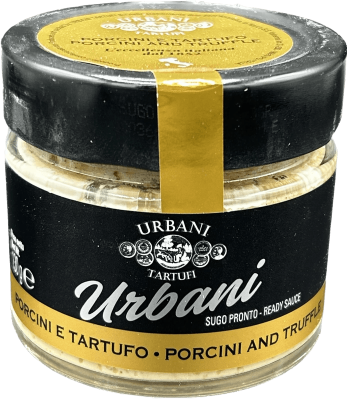 URBANI TARTUFI PASTA SAUCE TRUFFLE AND PORCINI MUSHROOMS 130 GR (12 in a box)