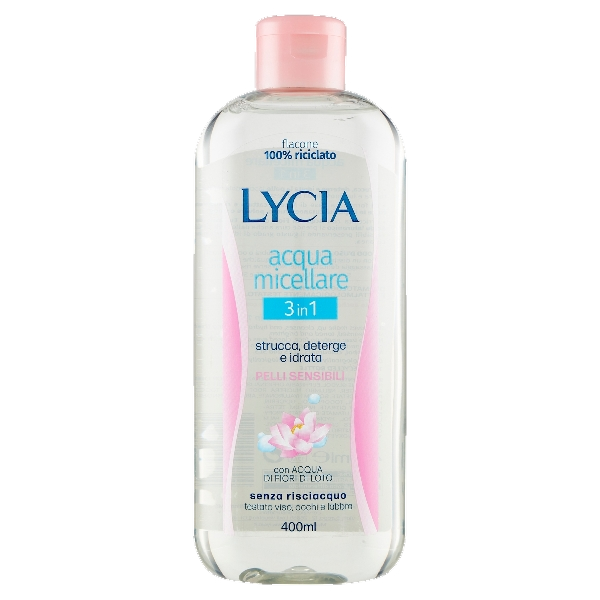 LYCIA MICELLAR WATER SENSITIVE SKIN 400 ML (6 in a box)