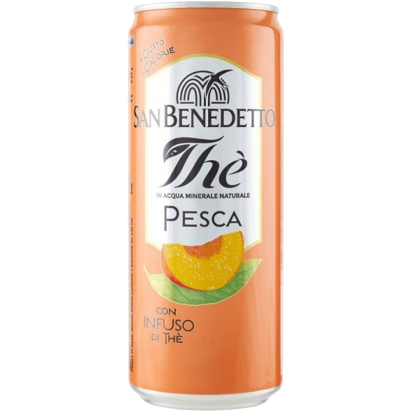 SAN BENEDETTO TEA PEACH CANS 330 ML (24 in a box)