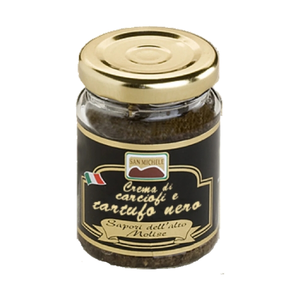 SAN MICHELE PATE' CREAM ARTICHOKES AND BLACK TRUFFLE 80 GR (6 in a box)