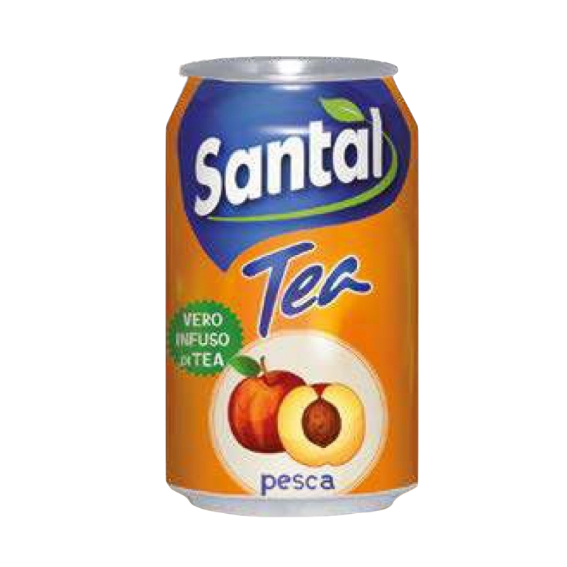 SANTAL TEA PEACH CANS GB 330 ML (24 IN A BOX)
