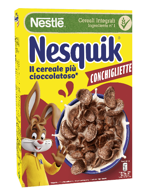 NESTLE' NESQUIK CEREALS CONCHIGLIETTE 375 GR (7 in a box)