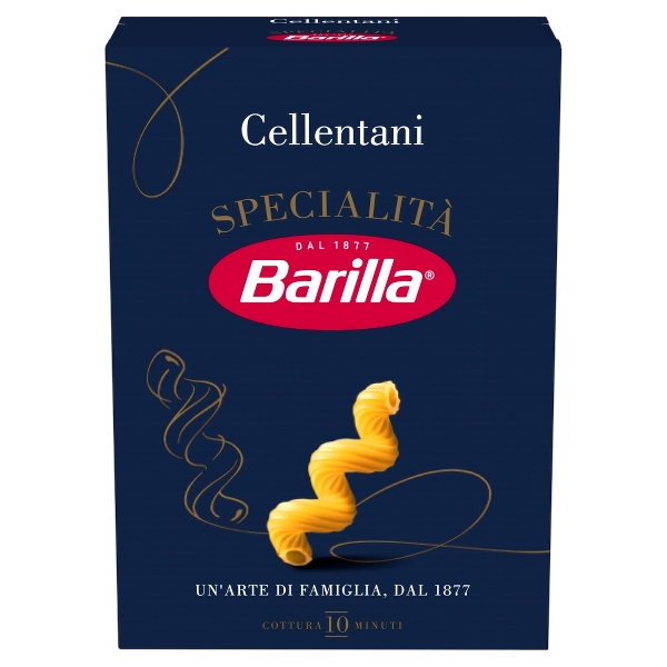 BARILLA PASTA DI SEMOLA SPECIALITA' REGIONALI CELLENTANI 500 GR (24 in a box)