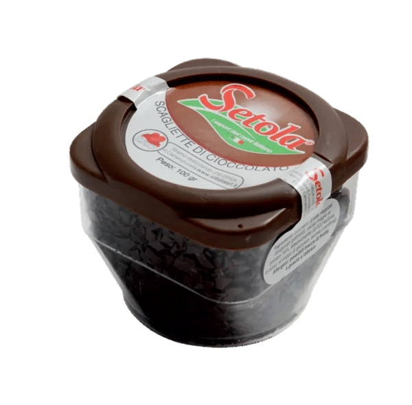 SETOLA CHOCOLATE FLAKES 200 GR (12 in a box)