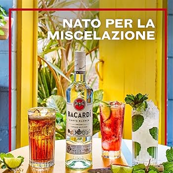 BACARDI WHITE RUM CARTA BLANCA 70 CL (6 in a box)