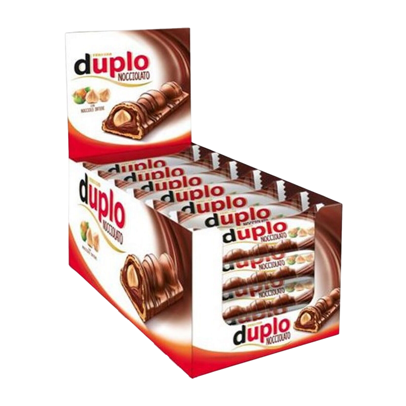 FERRERO DUPLO EXPO SNACK BARS NOCCIOLATO 26 GR (24 in a box)