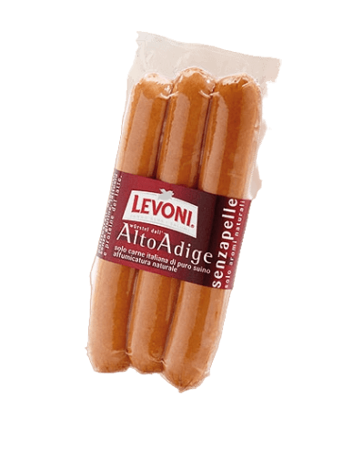 LEVONI WURSTEL ALTO ADIGE 230 GR (12 in a box)