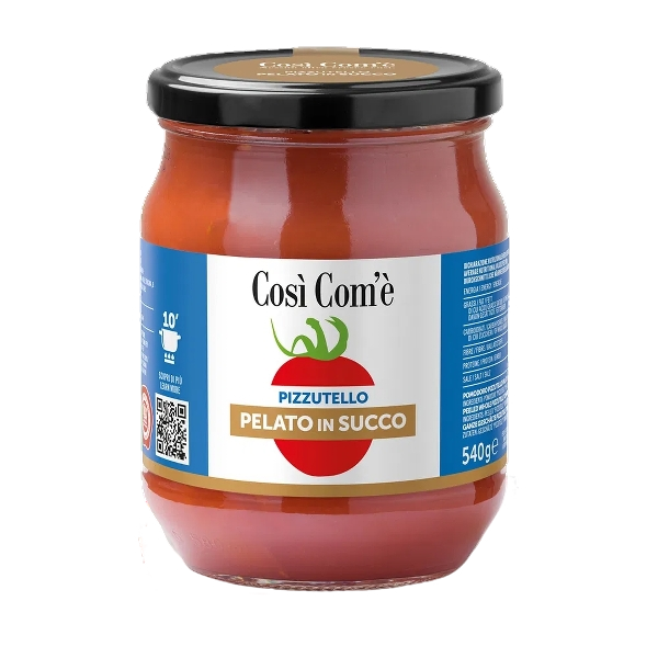 COSI' COME' POMODORO PIZZUTELLO PELATO 540 GR (6 in a box)