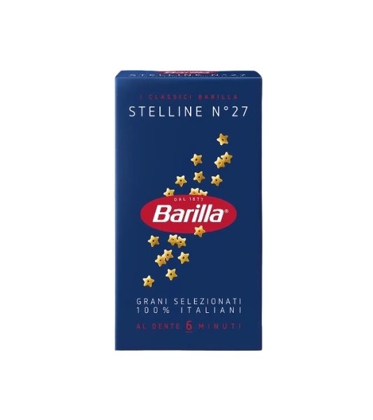 BARILLA PASTINA DI SEMOLA STELLINE N.27 500 GR (16 in a box)