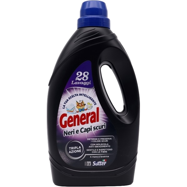 GENERAL LAUNDRY DETERGENT BLACK 28 WASHES 1.4 LT (6 in a box)