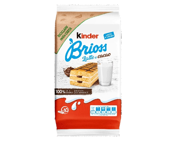 KINDER BRIOSS MILK & COCOA X10 280 GR (12 in a box)