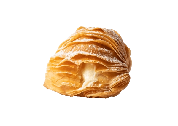 DESSERT CODE D'ARAGOSTA FILLED VANILLA CREAM TRAY 1.5 KG (1 in a box)